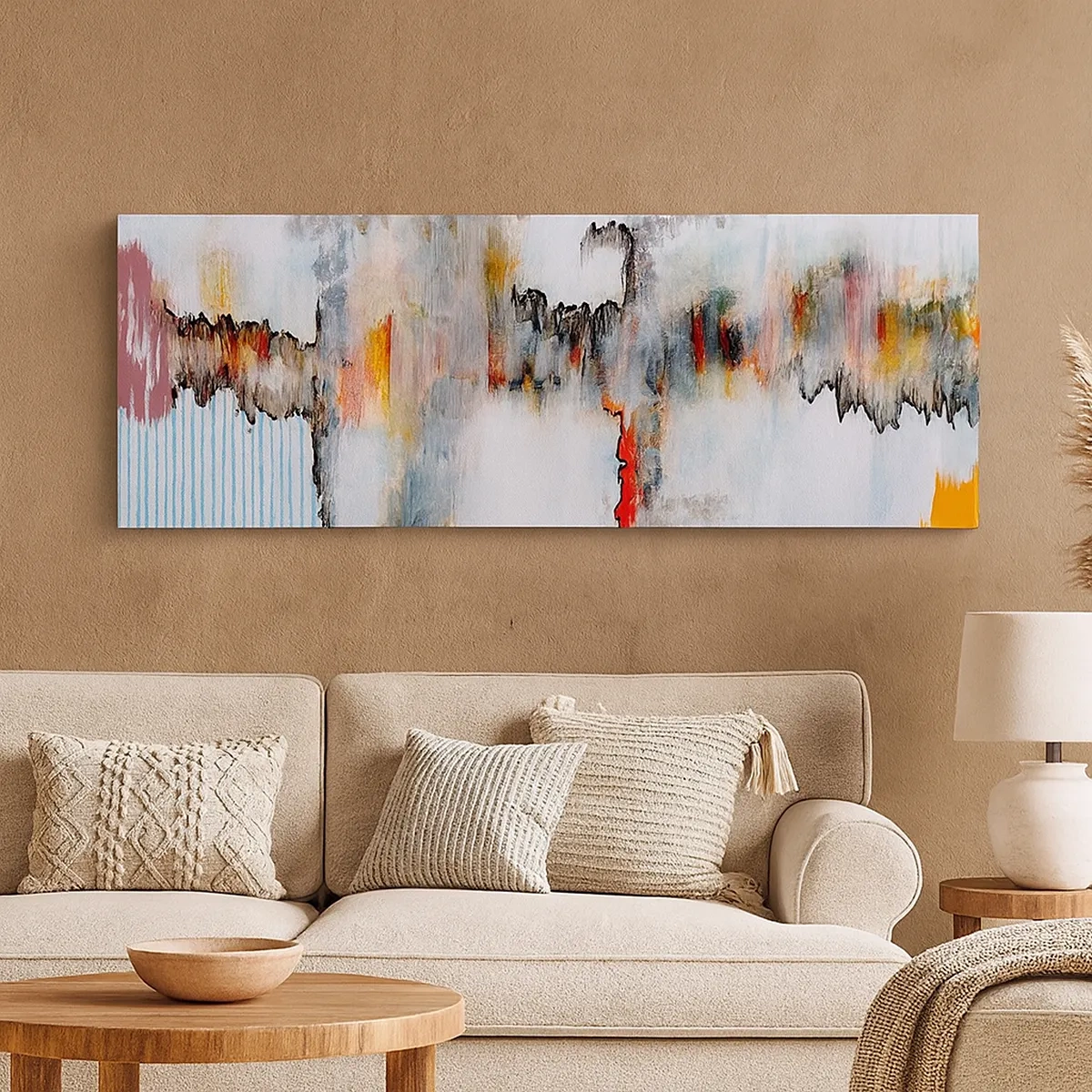 Obraz na plátne - Paličkou po vode - 30x30 cm