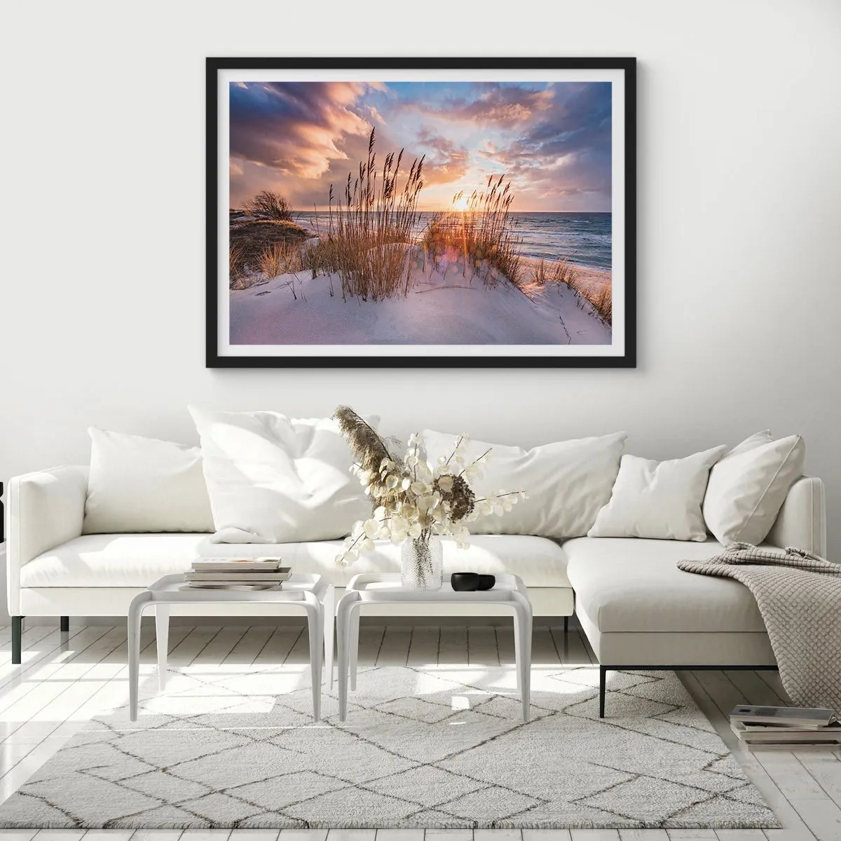 Plagát v čiernom ráme - Rozlúčka so slnkom a vetrom - 70x50 cm