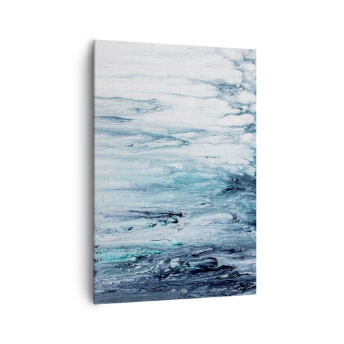 Obraz na plátne - Modré cencúle - 70x100 cm