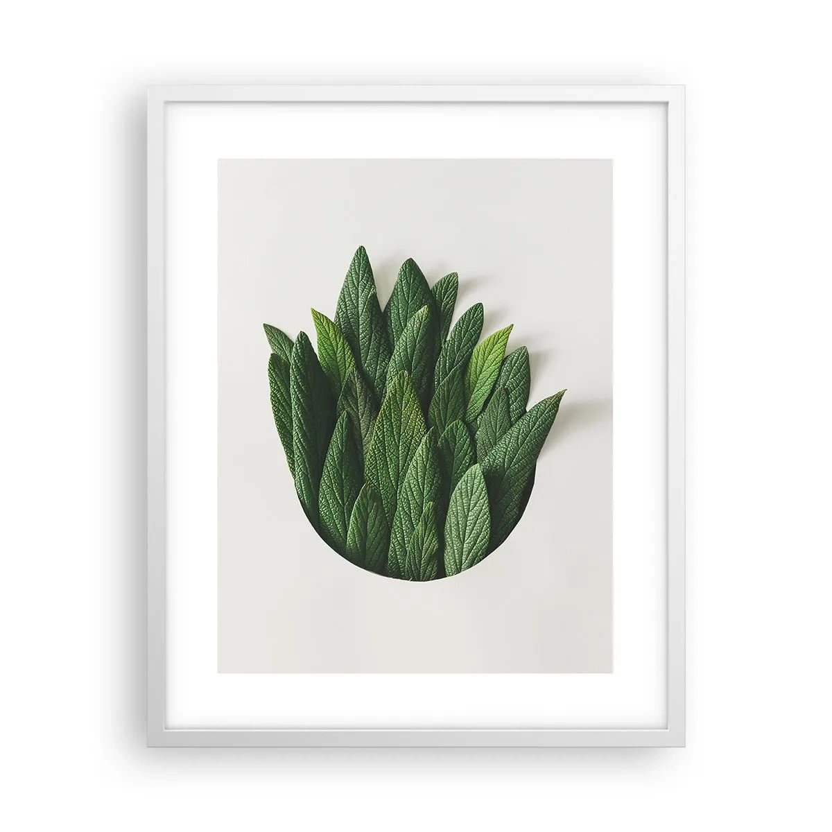 Plagát v bielom ráme - Neukojiteľná zvedavosť - 40x50 cm