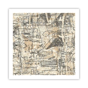 Plagát - Čaká na rozlúštenie - 60x60 cm