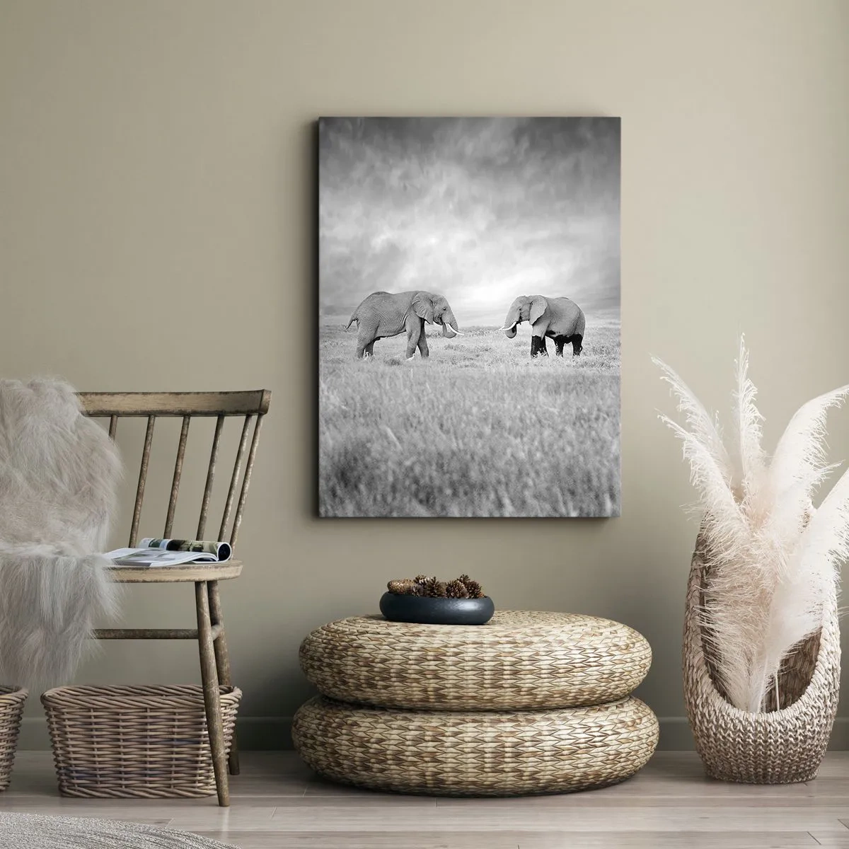 Obraz na plátne - Šedá je krásna - 50x70 cm