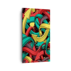 Obraz na plátne - Kadiaľ do cieľa? - 45x80 cm