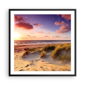 Plagát v čiernom ráme - Už letom vonia vzduch - 60x60 cm