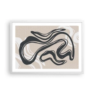 Plagát v bielom ráme - Znásobená expresia - 70x50 cm