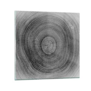 Obraz na skle - Znamenie doby - 30x30 cm