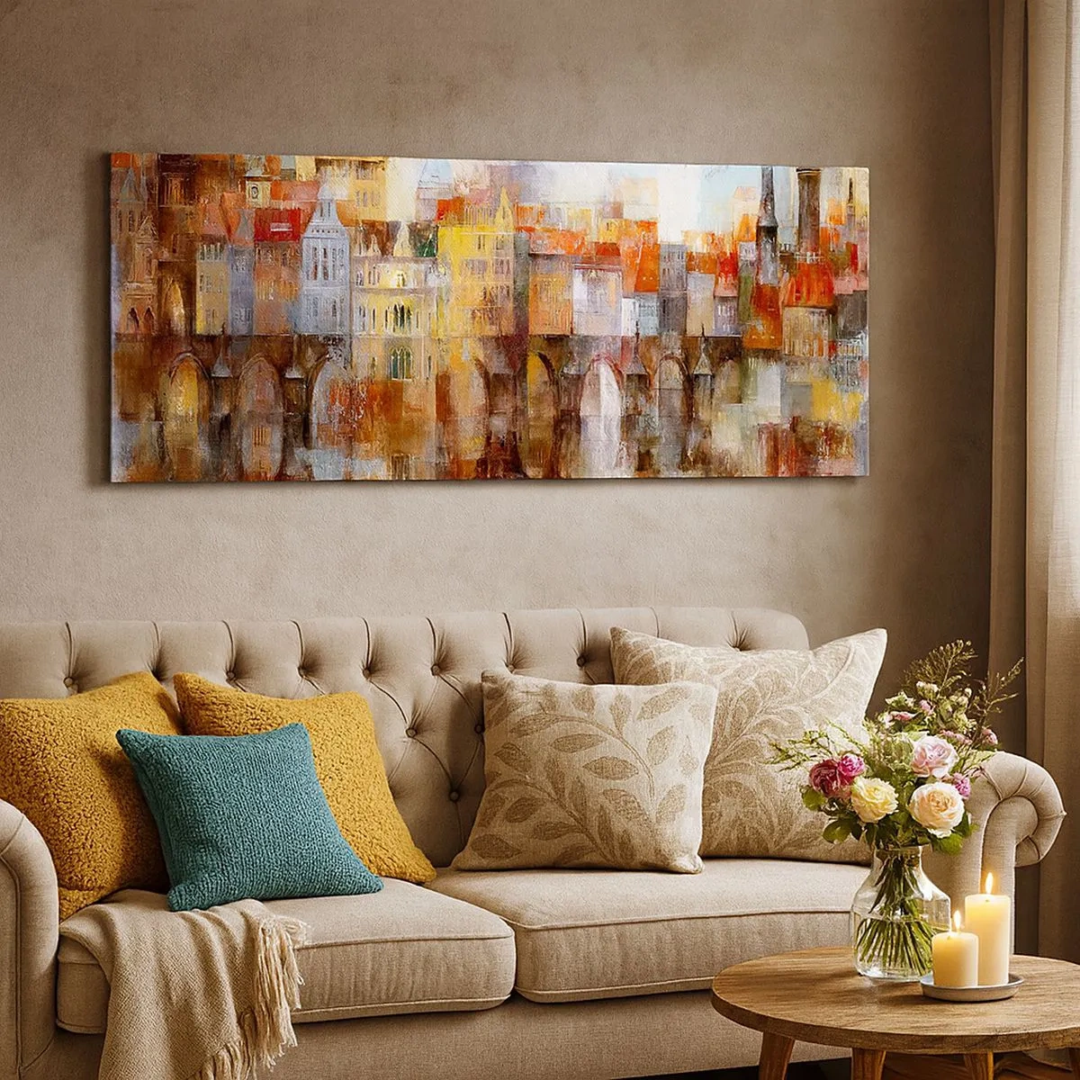 Obraz na plátne - Pod mostom je tiež krásne - 100x40 cm