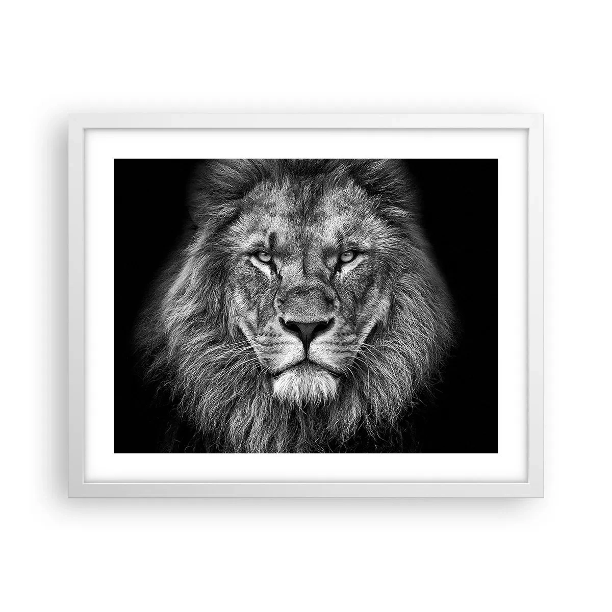 Plagát v bielom ráme - V korunovačnom odeve - 50x40 cm