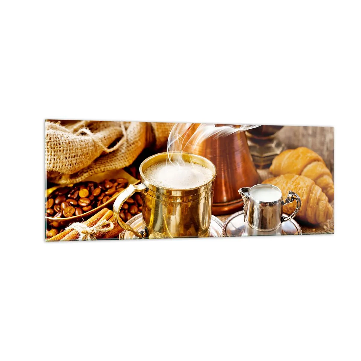 Obraz na skle - Pekný deň prajem! - 140x50 cm