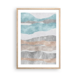 Plagát v ráme zo svetlého duba - Štúdia blízkosti - 50x70 cm