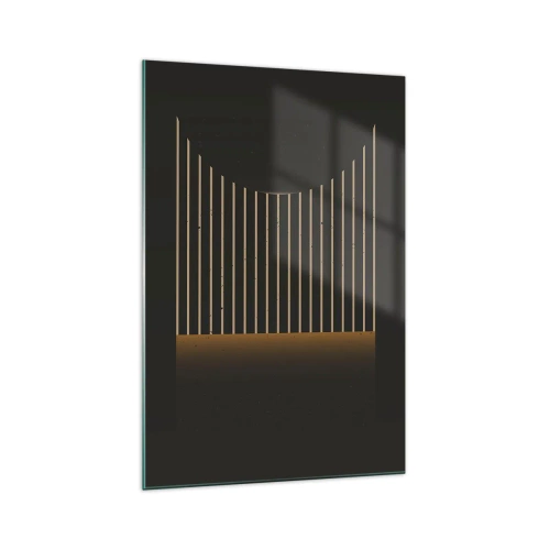 Obraz na skle - Preskúmať temnotu - 70x100 cm