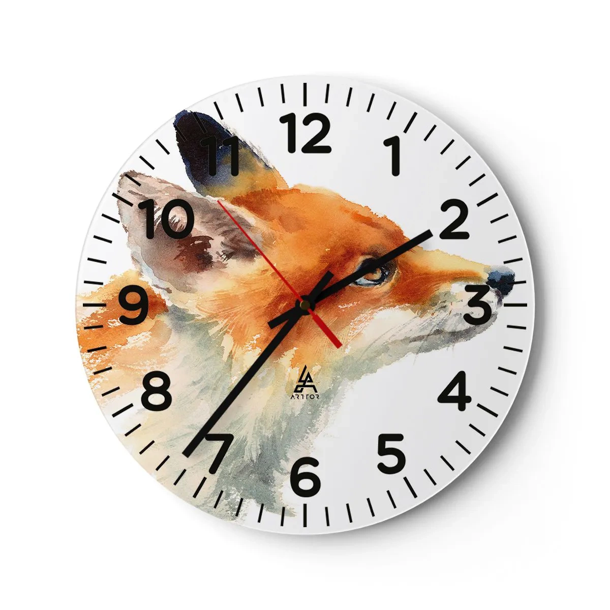 Nástenné hodiny - Opatrnosti nie je nikdy dosť - 30x30 cm