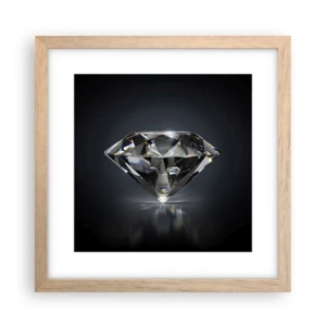 Plagát v ráme zo svetlého duba - Best girls friend - 30x30 cm