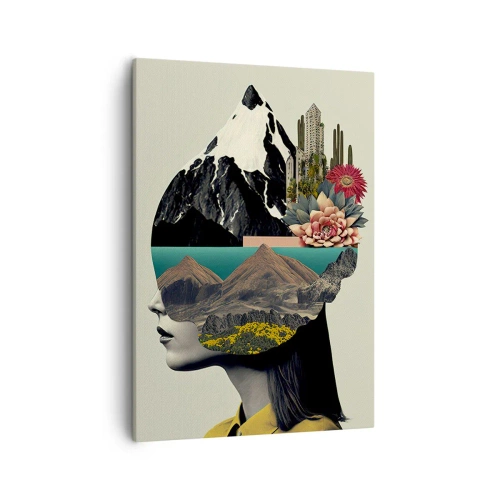 Obraz na plátne - Žena – vždy tajomstvo - 50x70 cm