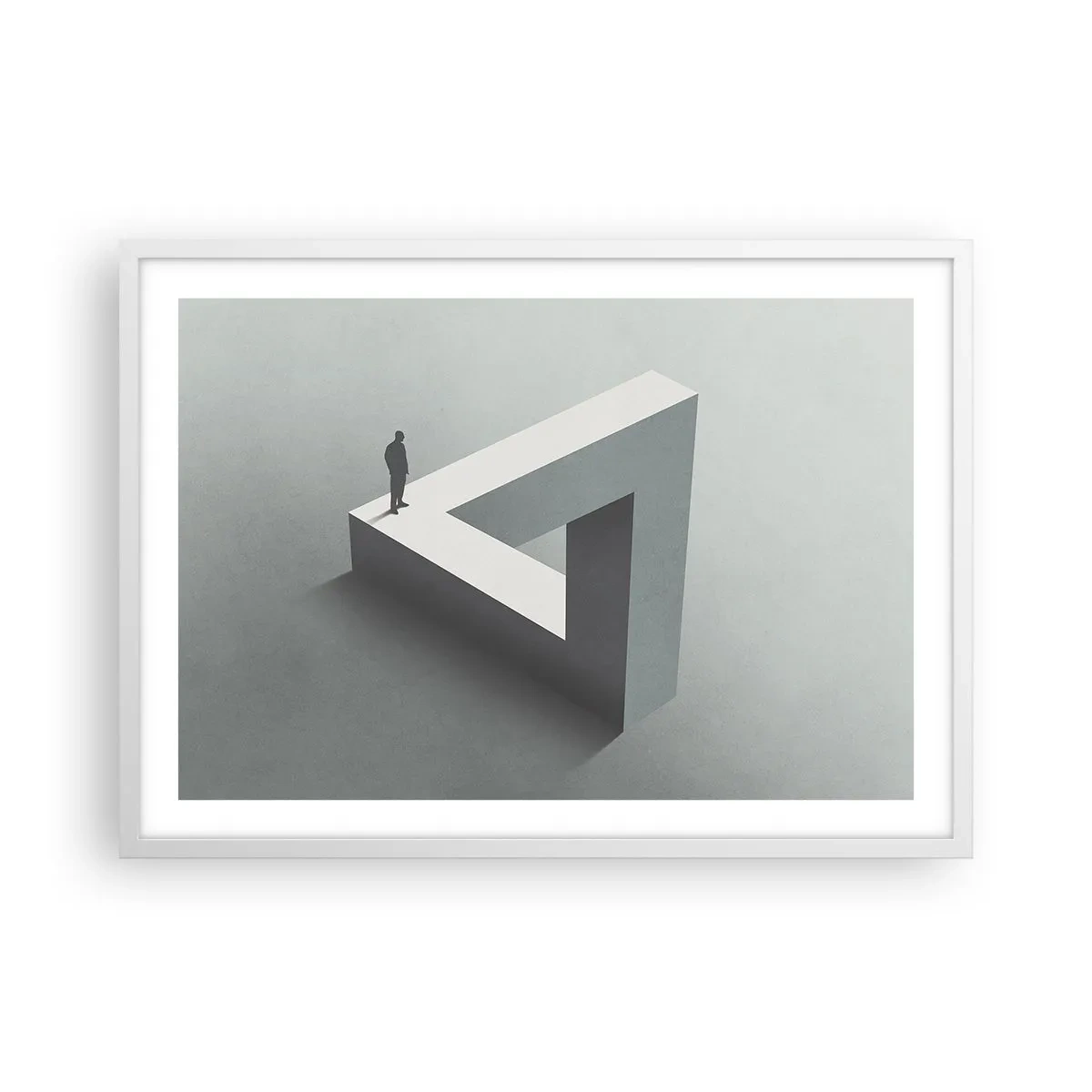 Plagát v bielom ráme - A predsa je to možné - 70x50 cm