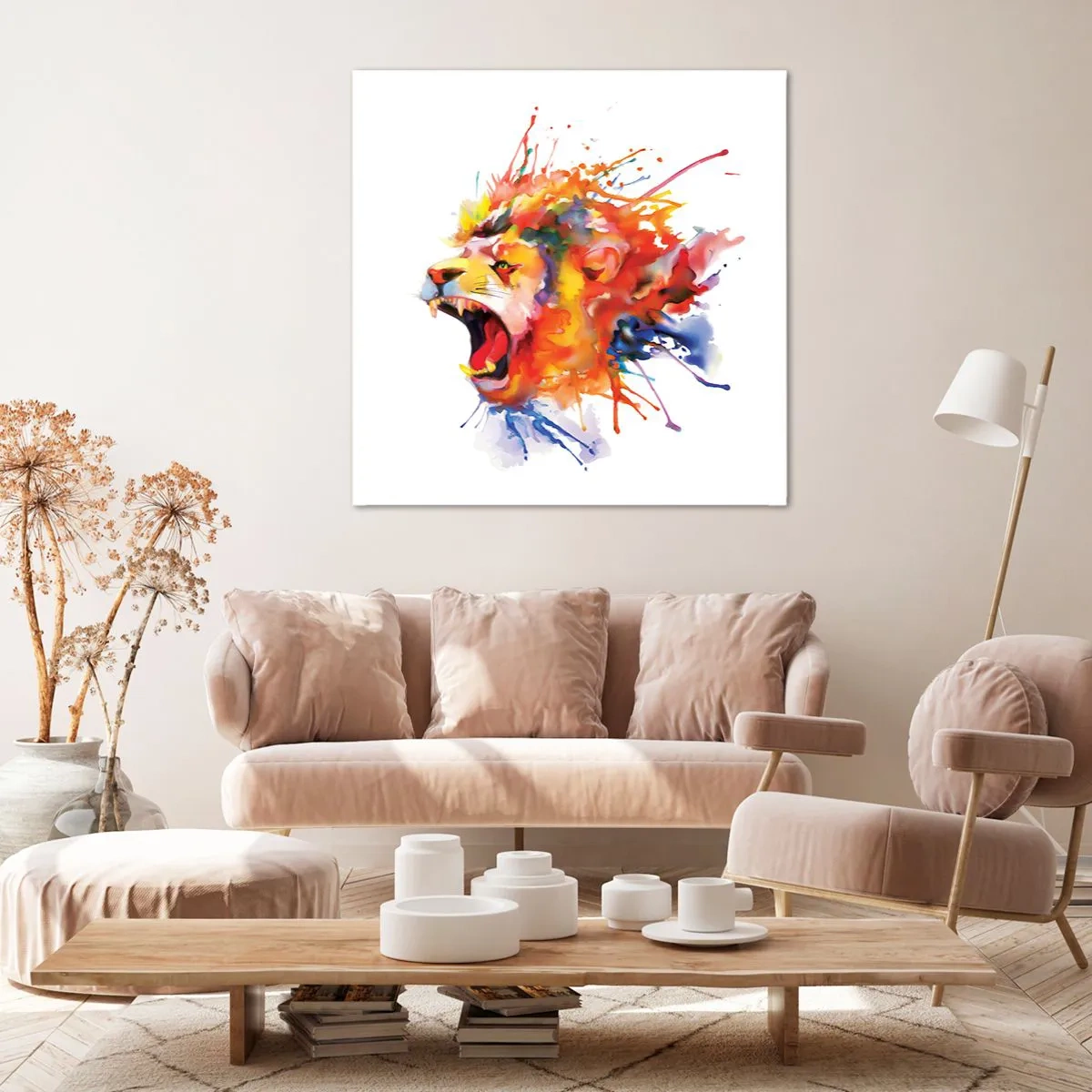 Obraz na plátne - Vybuchnúť hnevom - 60x60 cm