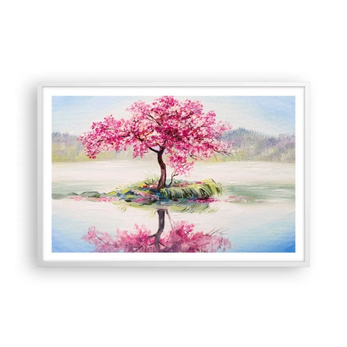 Plagát v bielom ráme - Sviatok jari - 91x61 cm