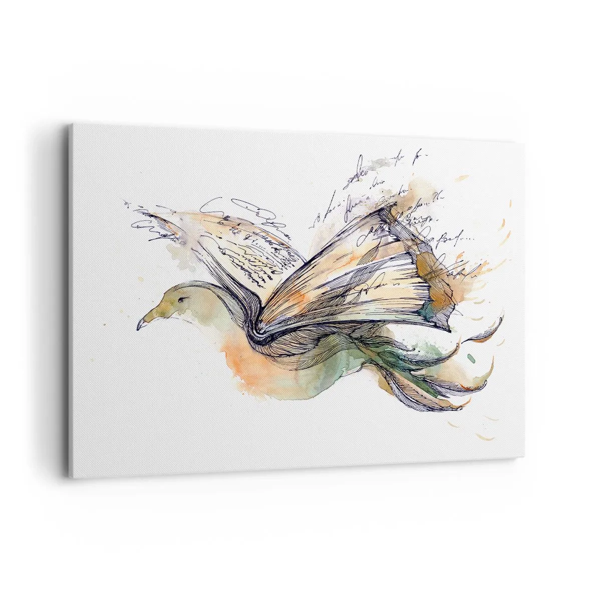 Obraz na plátne - Na krídlach poézie - 120x80 cm