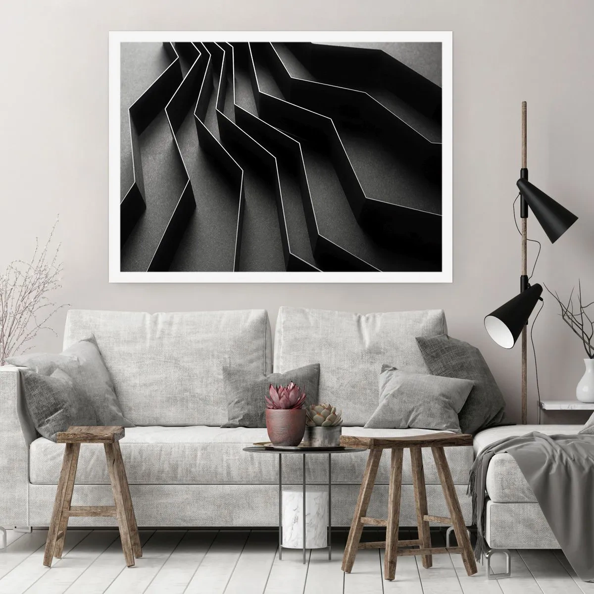 Plagát - Priestorový poriadok - 100x70 cm