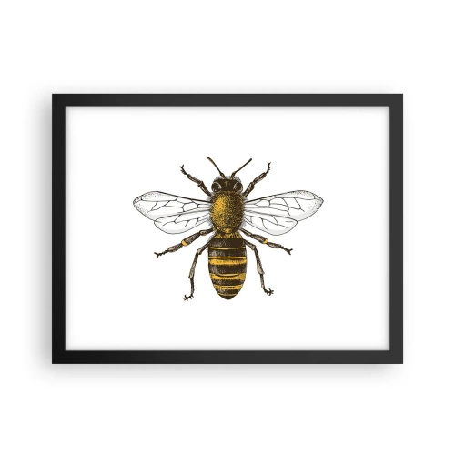 Plagát v čiernom ráme - Krásna a dobrá - 40x30 cm