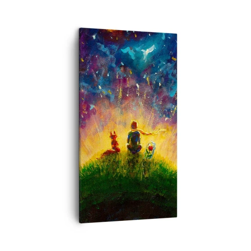 Obraz na plátne - Láska a priateľstvo - celý svet - 45x80 cm