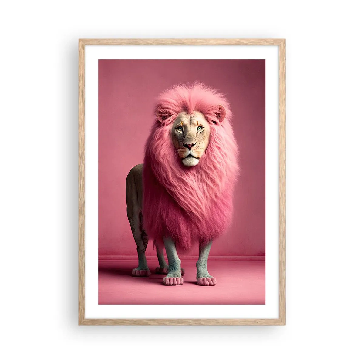 Plagát v ráme zo svetlého duba - A už sa nebojíš - 50x70 cm