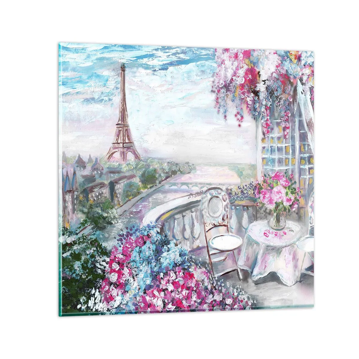 Obraz na skle - Najkrajšie je tu v máji - 40x40 cm