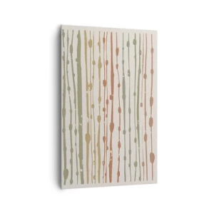 Obraz na plátne - Hudobný záznam farieb - 80x120 cm