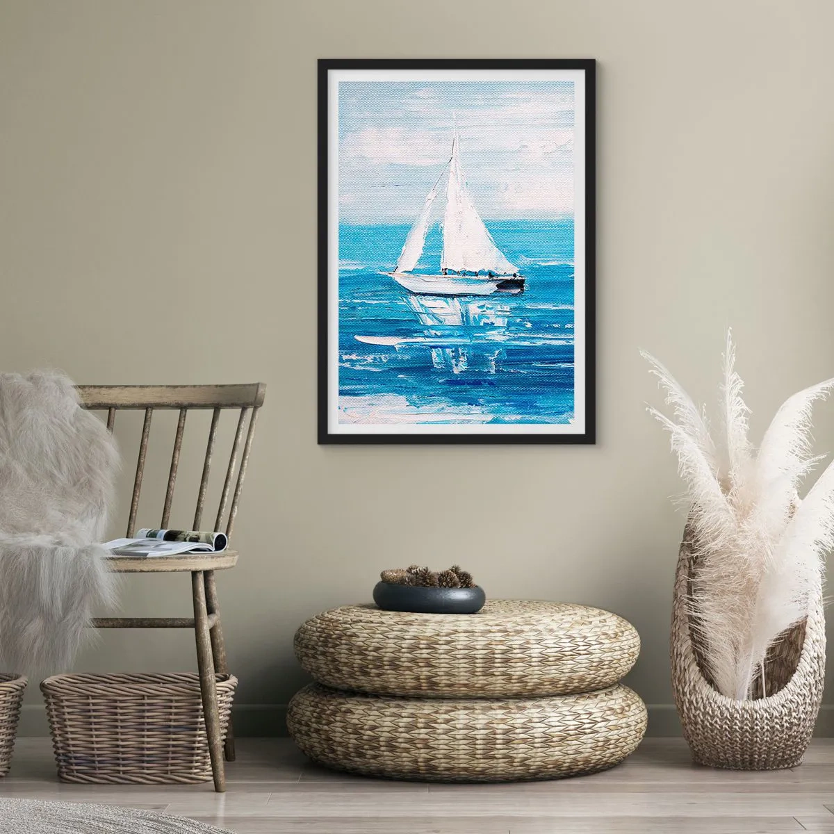 Plagát v čiernom ráme - S priateľom po boku - 61x91 cm