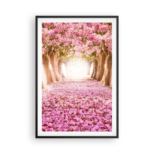 Plagát v čiernom ráme - Cesta do raja - 61x91 cm