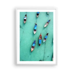 Plagát v bielom ráme - V radostnom očakávaní - 50x70 cm