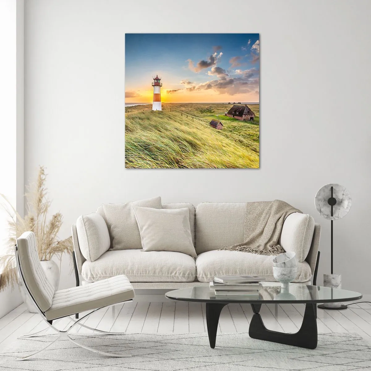 Obraz na skle - Medzi vlnami - 70x70 cm