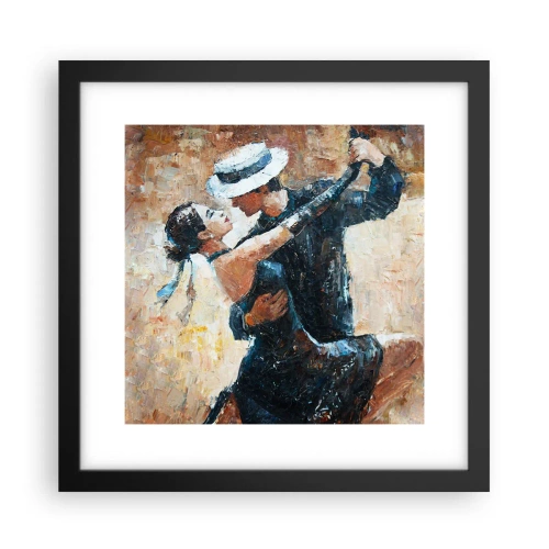 Plagát v čiernom ráme - A la Rudolf Valentino - 30x30 cm