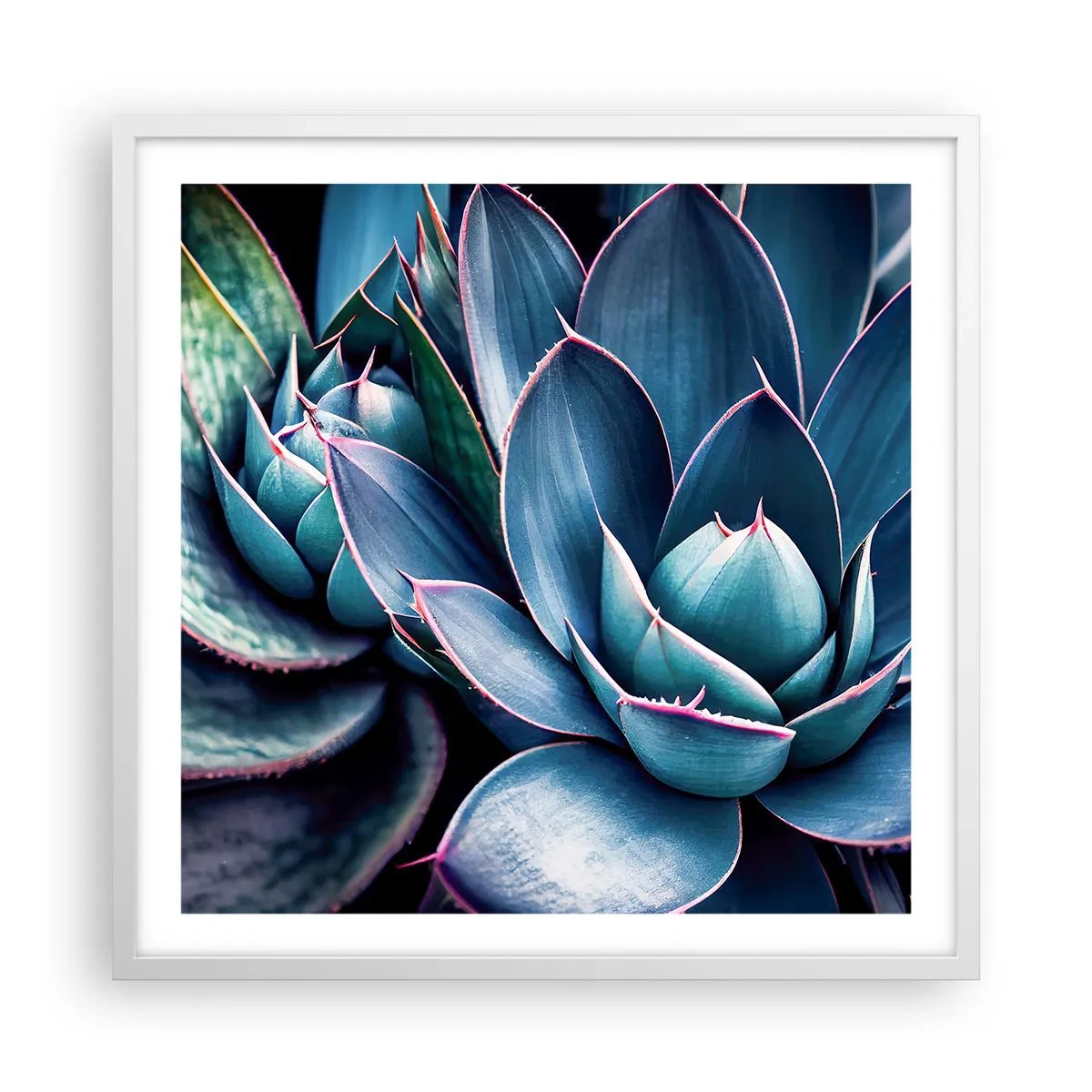 Plagát v bielom ráme - Vitálna sila - 60x60 cm