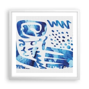 Plagát v bielom ráme - Späť ku koreňom - 50x50 cm