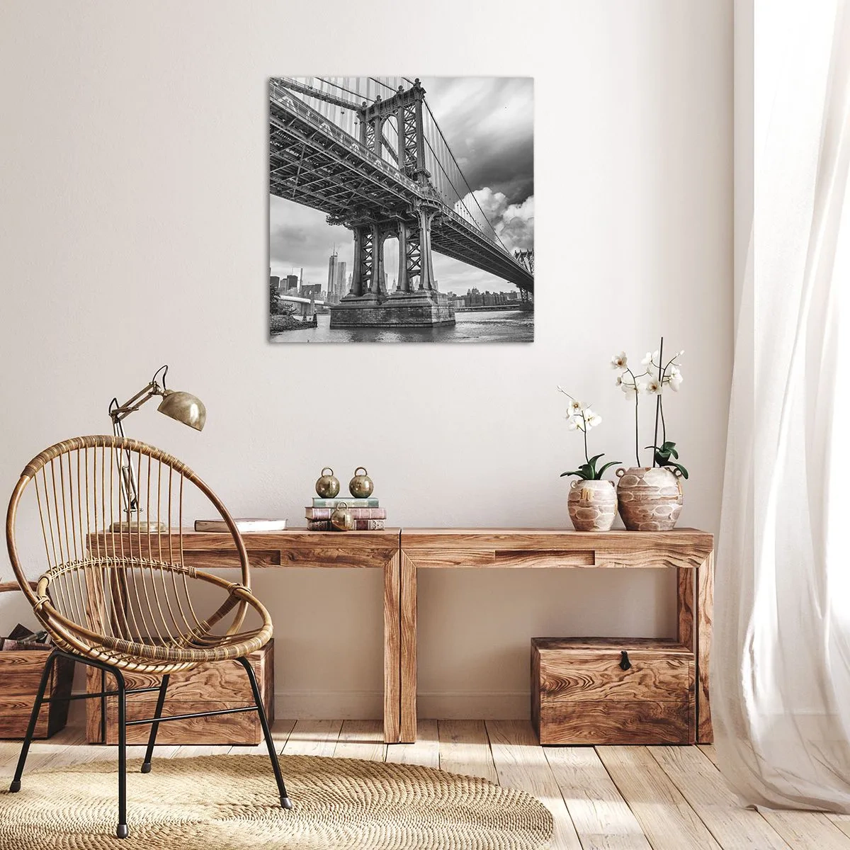 Obraz na plátne - Do srdca mesta - 60x60 cm