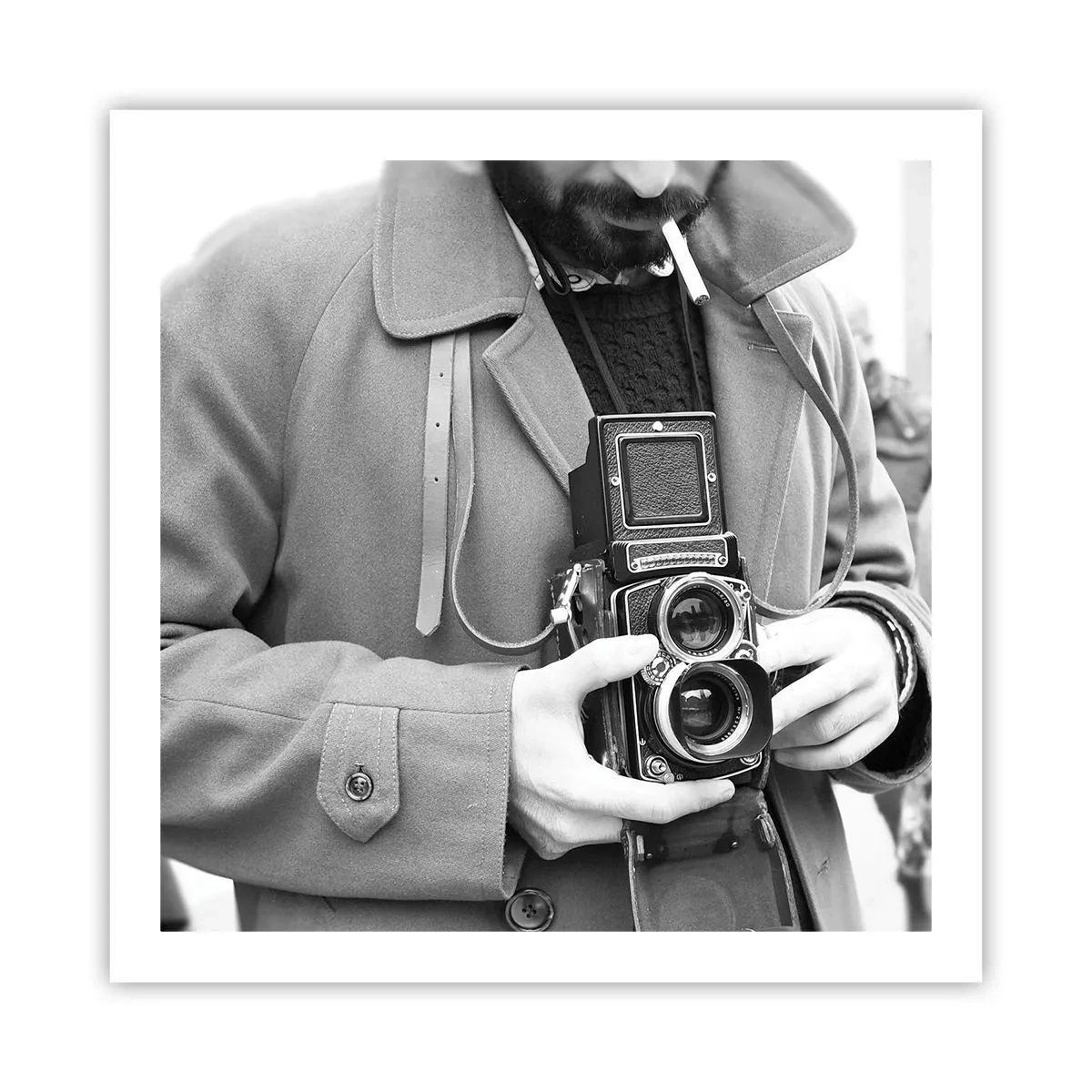 Plagát - V retro štýle - 60x60 cm