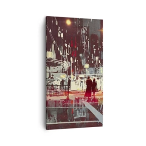 Obraz na plátne - Veľkomestská doprava - 45x80 cm