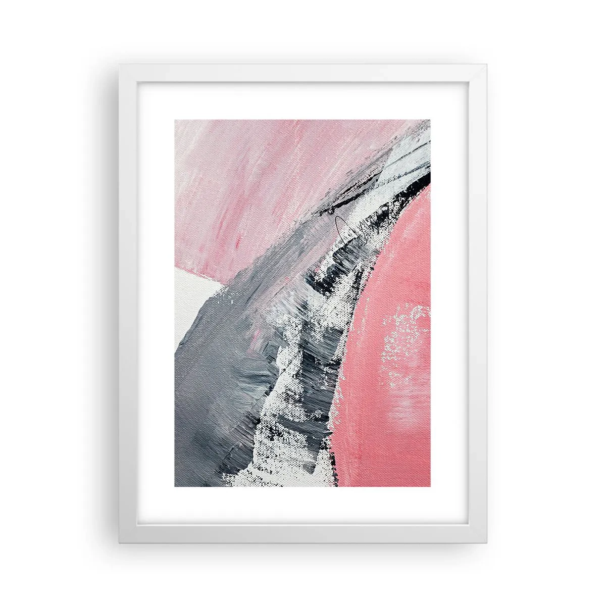 Plagát v bielom ráme - Zladená kompozícia - 30x40 cm