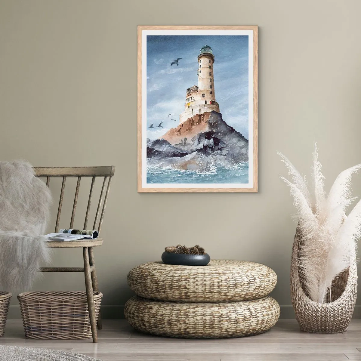 Plagát v ráme zo svetlého duba - Nepremožiteľná - 50x70 cm