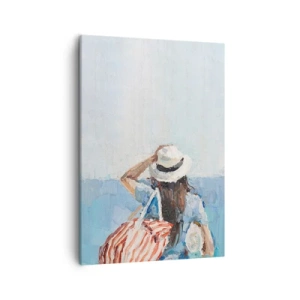 Obraz na plátne - Vitaj na dovolenke - 50x70 cm