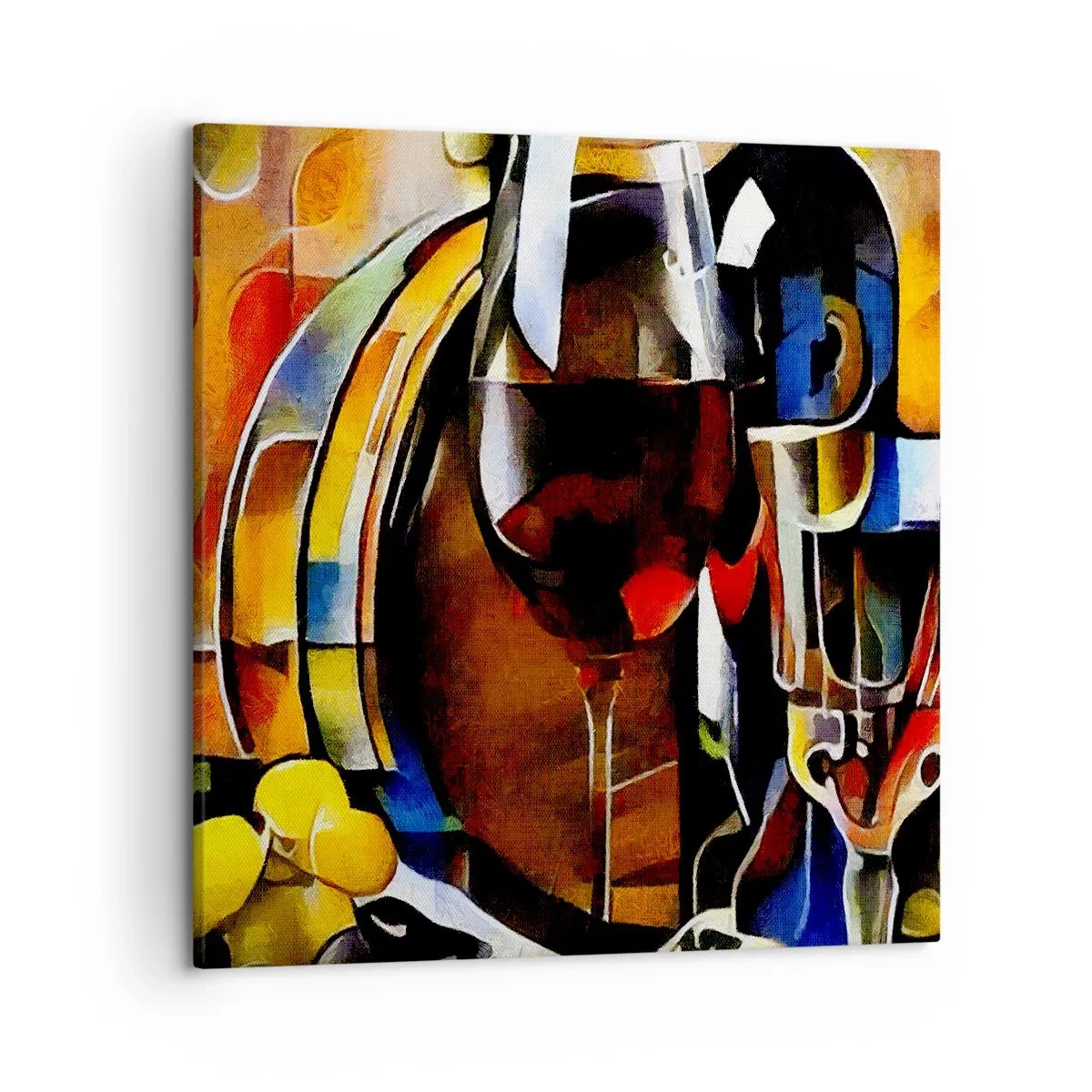 Obraz na plátne - Aj svet dostáva farby - 50x50 cm