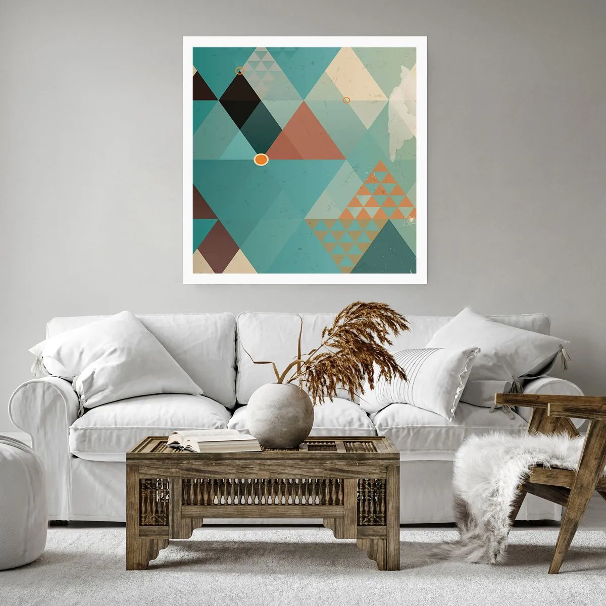 Plagát - Jednota mnohosti, mnohosť jednoty - 60x60 cm