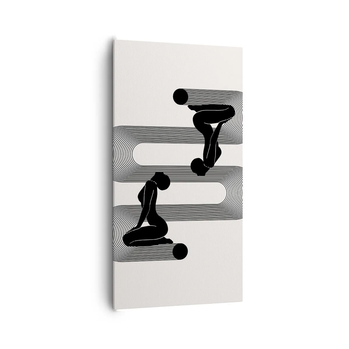 Obraz na plátne - Zmyselná symetria - 65x120 cm