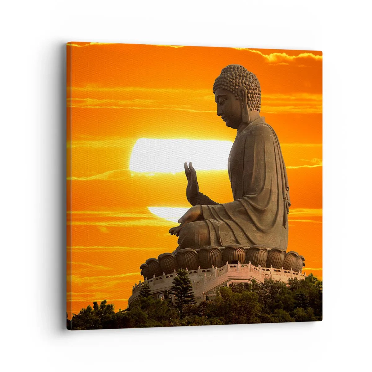 Obraz na plátne - Bez strachu zo sveta - 40x40 cm