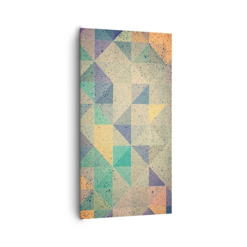Obraz na plátne - Republika trojuholníkov - 65x120 cm