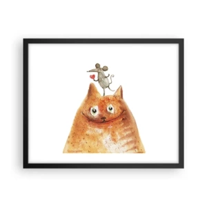 Plagát v čiernom ráme - Paradoxy lásky - 50x40 cm