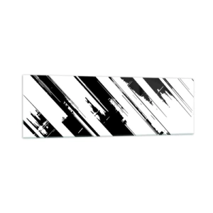 Obraz na skle - Intenzívna a dynamická kompozícia - 160x50 cm