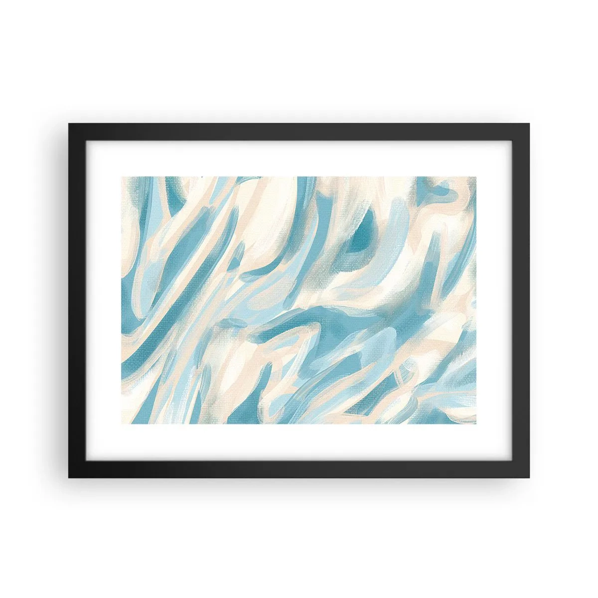 Plagát v čiernom ráme - Jarné závany - 40x30 cm