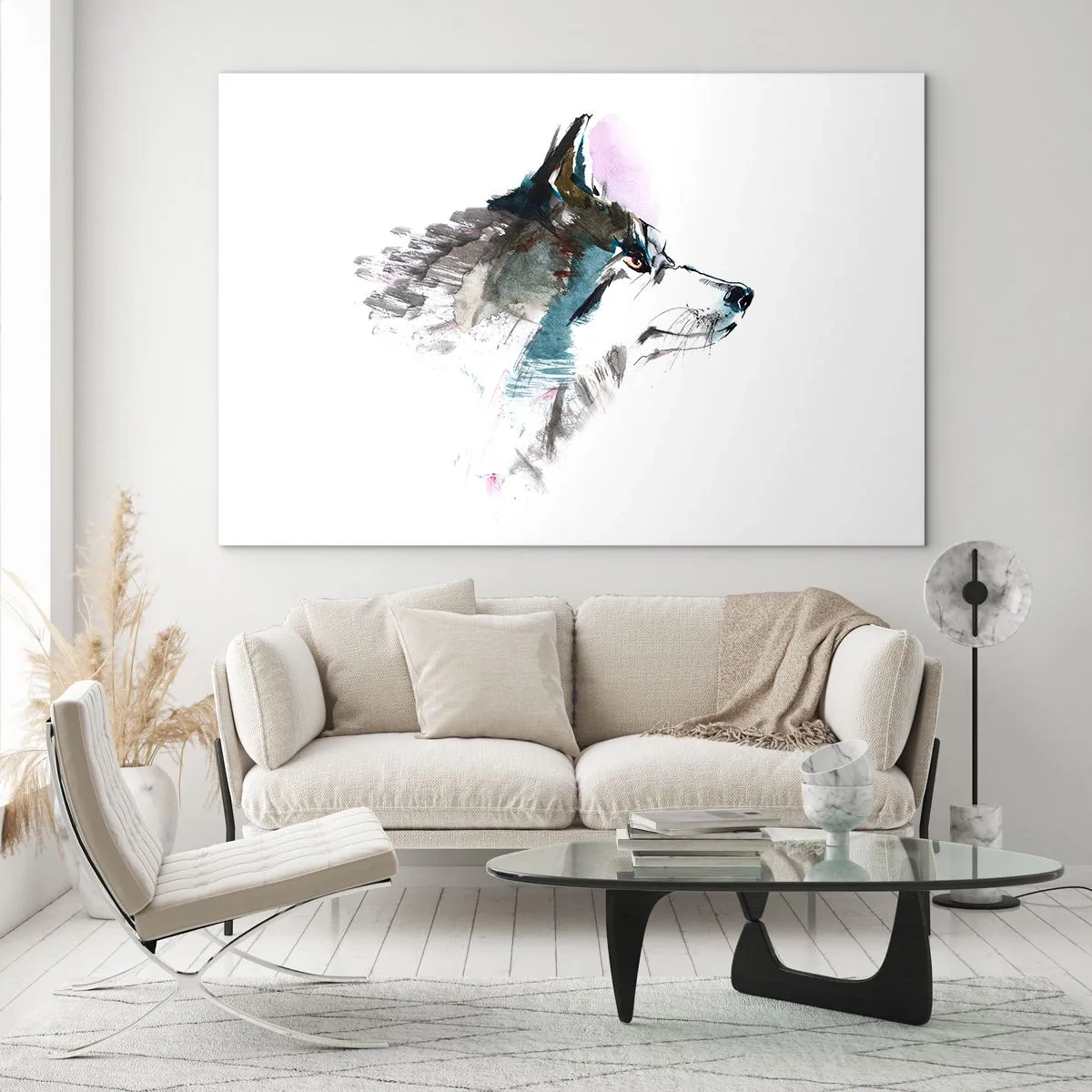 Obraz na skle - My o vlku - 120x80 cm
